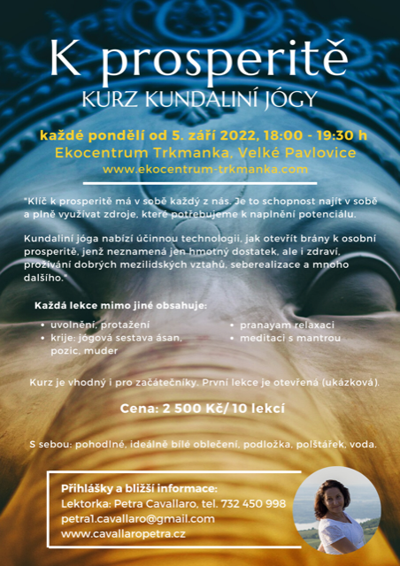 KURZ K PROSPERITĚ VELKÉ PAVLOVICE